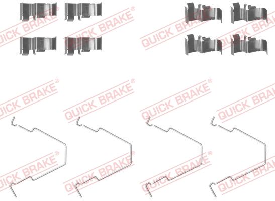 QUICK BRAKE Комплектующие, колодки дискового тормоза 109-1652
